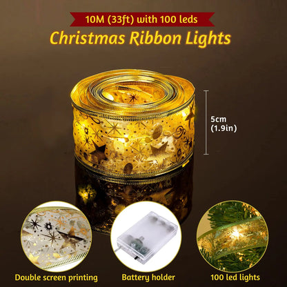 Gold Ribbon Warm white Led Light