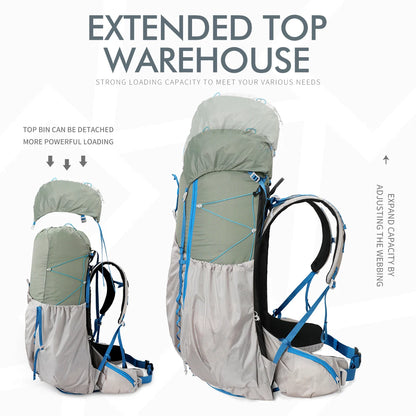 Hiking backpack large capacity